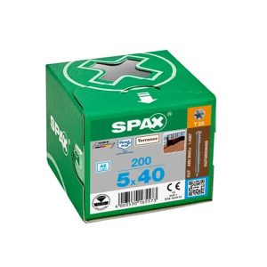 Parafuso Spax D CE EST 5,0X40 INOX