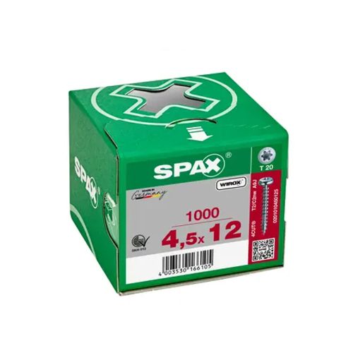 Paraf. Spax III CC TORX 4,5X12 WIROX