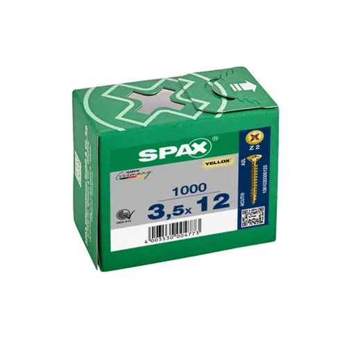 Spax_III_CE_35X12_Z_A.jpg Paraf. Spax III CE 3,5X12 Z/A