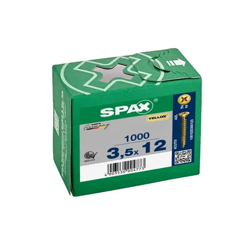 Paraf. Spax III CE 3,5X12 Z/A