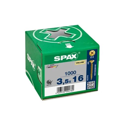 Spax_III_CE_35X16_Z_A.jpg Paraf. Spax III CE 3,5X16 YELLOX