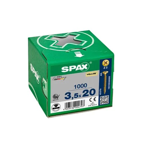 Paraf. Spax III CE 3,5X20 YELLOX