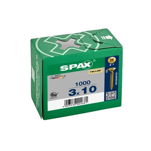 Spax_III_CE_3X10_Z_A.jpg Paraf. Spax III CE 3,0X10 Z/A