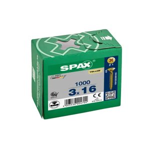 Spax_III_CE_3X16_Z_A.jpg Paraf. Spax III CE 3,0X16 YELLOX