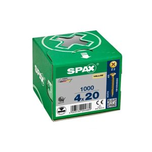 Spax_III_CE_4X20_Z_A.jpg Paraf. Spax III CE 4,0X20 YELLOX