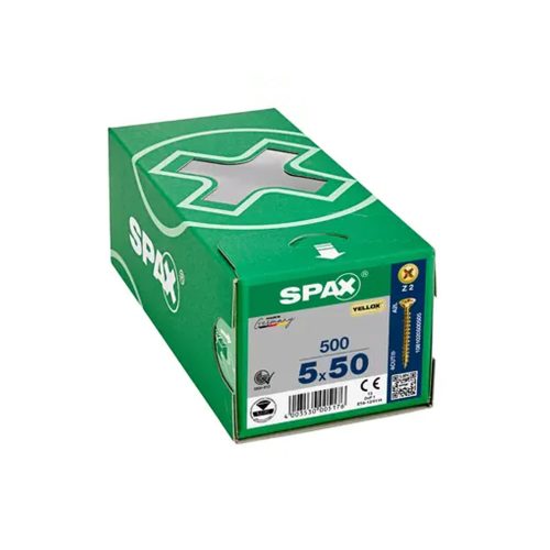 Spax_III_CE_5X50_Z_A.jpg Paraf. Spax III CE 5,0X50 YELLOX