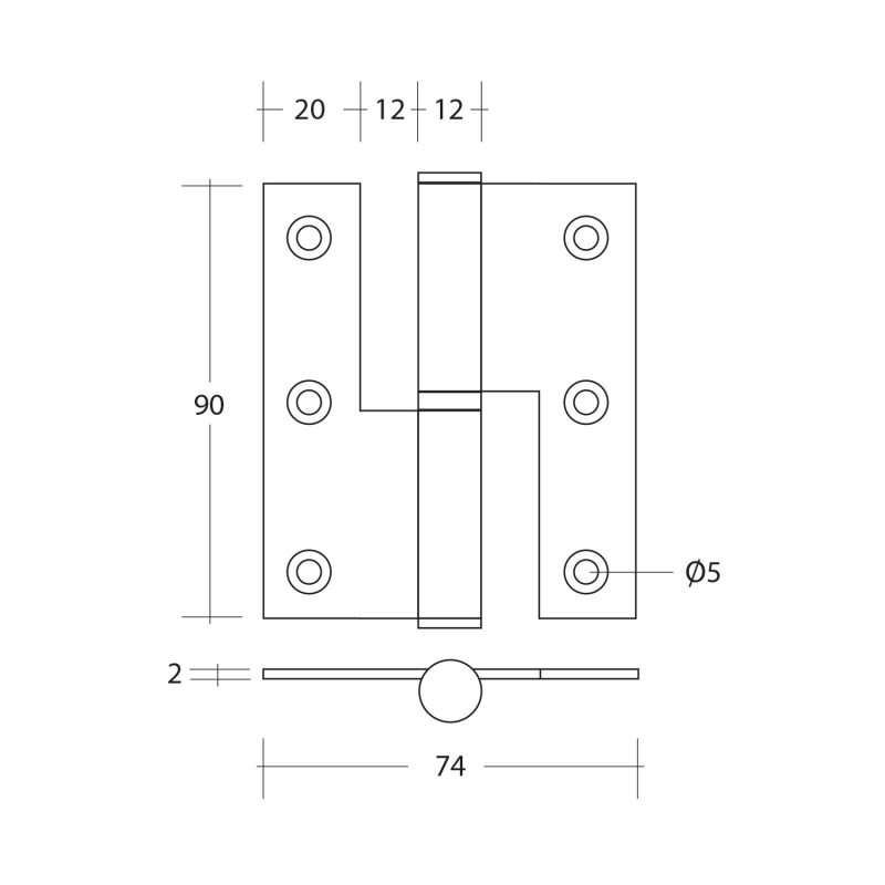 dob_9001_dt.jpg Dobradiça 9001 3,5" 1/2 Balanço Inox