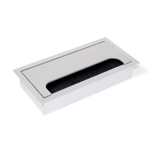 Tampa Rectangular Passa-Cabo Aluminio 160x80