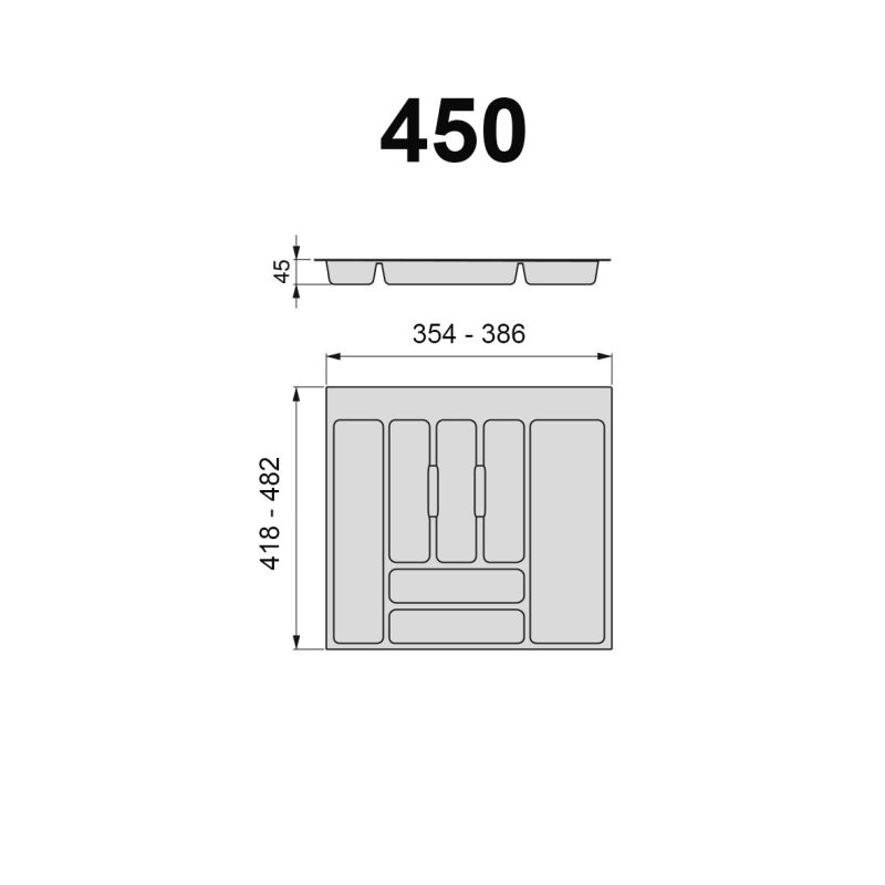 Porta Talheres Metabox