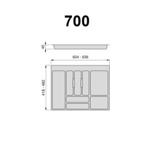 Porta Talheres Metabox