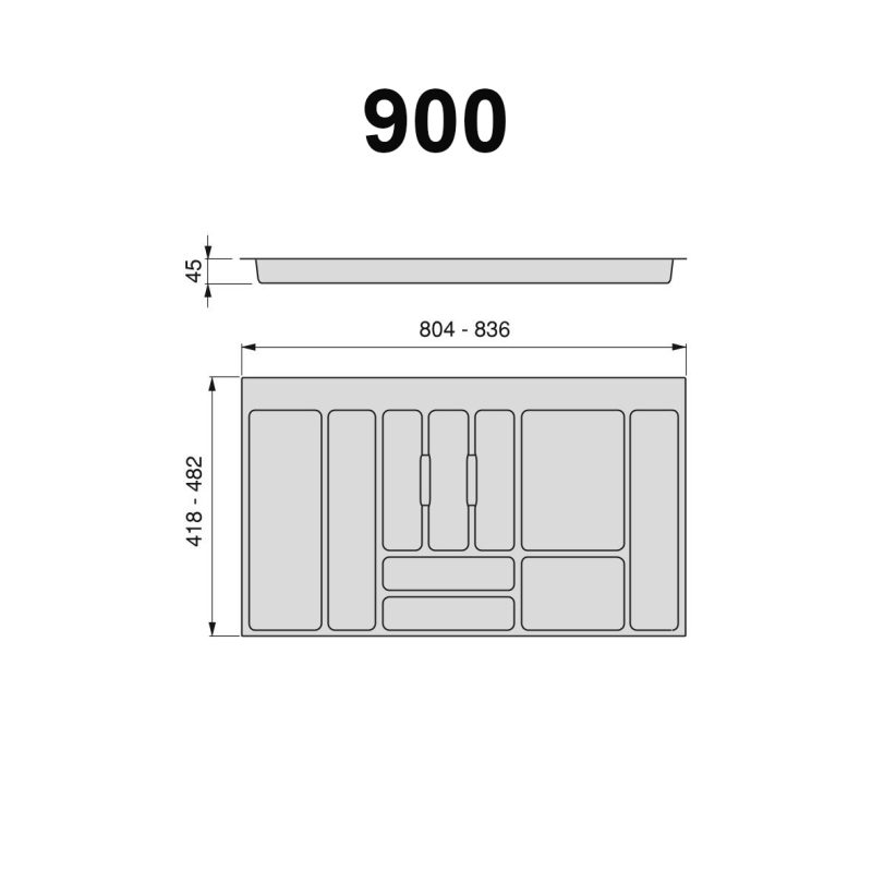 Porta Talheres Metabox