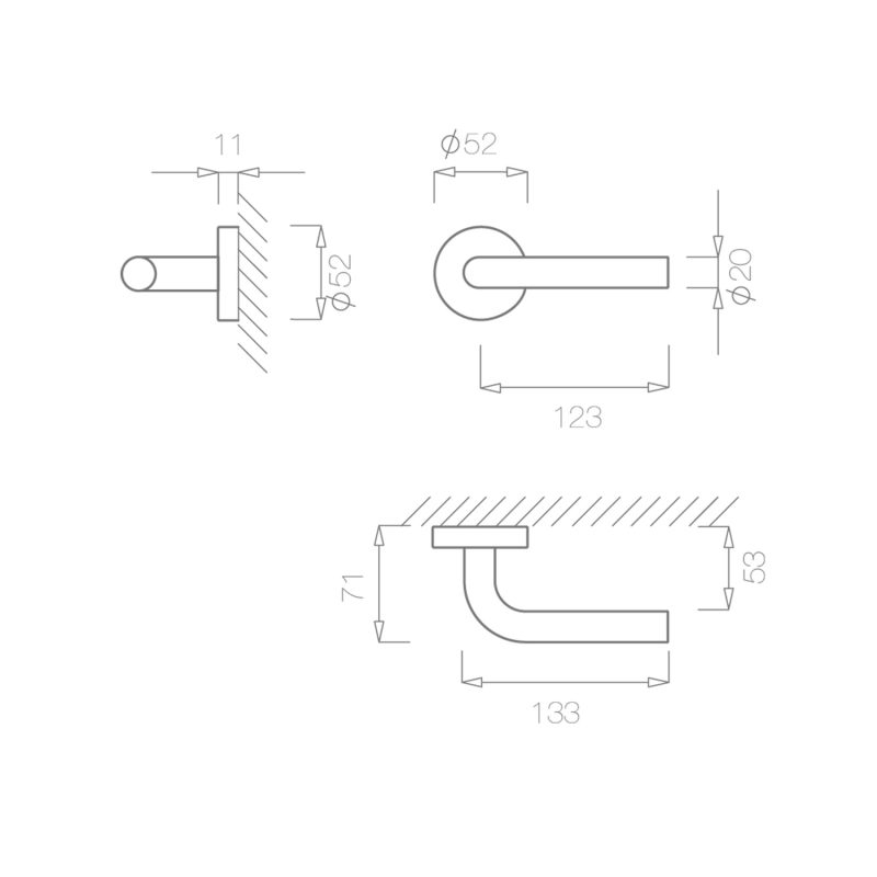 Puxador Par 2001-16 Inox