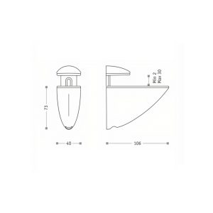 Suporte Pelicano 10,5cm