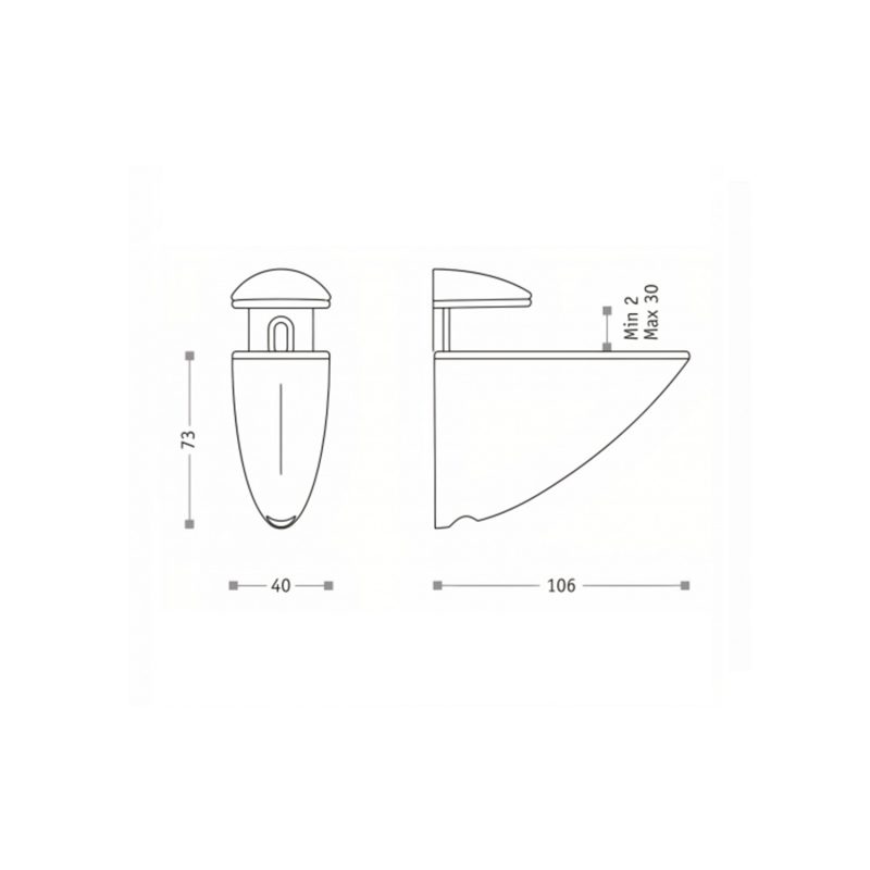 Suporte Pelicano 10,5cm