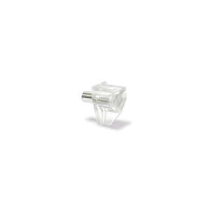 Suporte Prateleira Aço+Plástico Transparente SP06