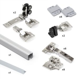 Kit Roupeiro Twofold 2 Portas