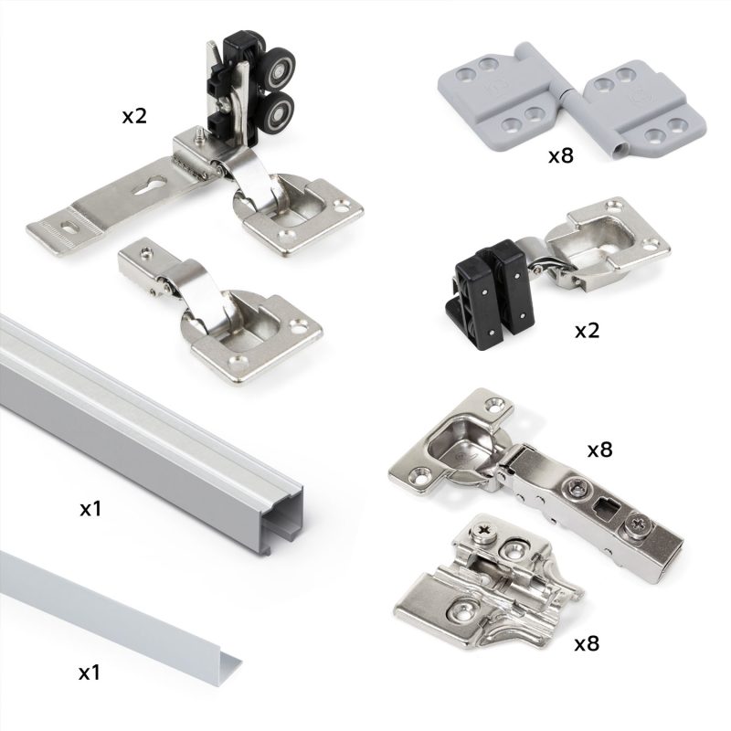 Kit Roupeiro Twofold 2 Portas